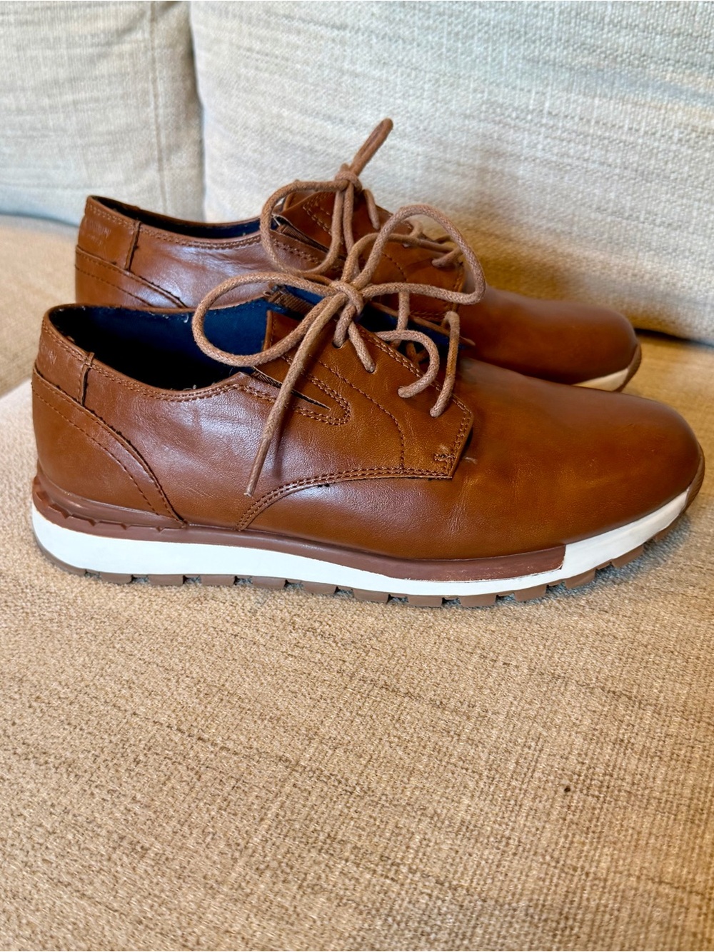 Kenneth Cole Reaction Boys' Brown Leather Dress Shoes